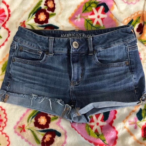 American Eagle Outfitters Pants - Women's Y2K Vintage American Eagle Low Rise Short Shorts Micro Mini Booty Size 2